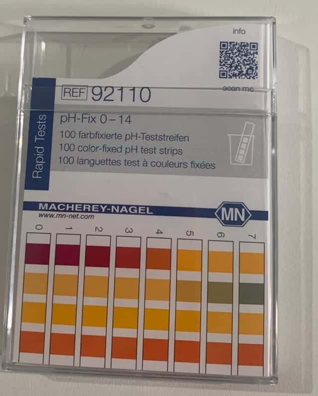 Fita de PH 0-14 com 100 fitas